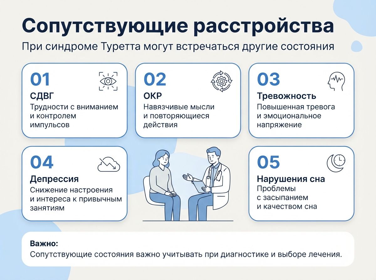 Лечение синдрома Туретта в Петровске инфографика