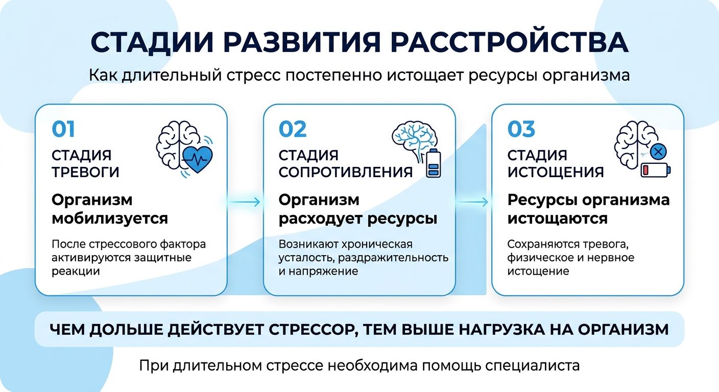 Лечение стресса в Петровске инфографика